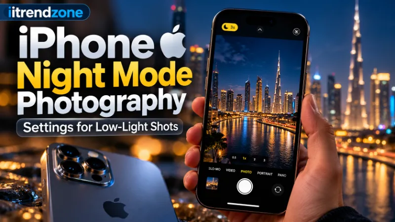 iphone night mode photography