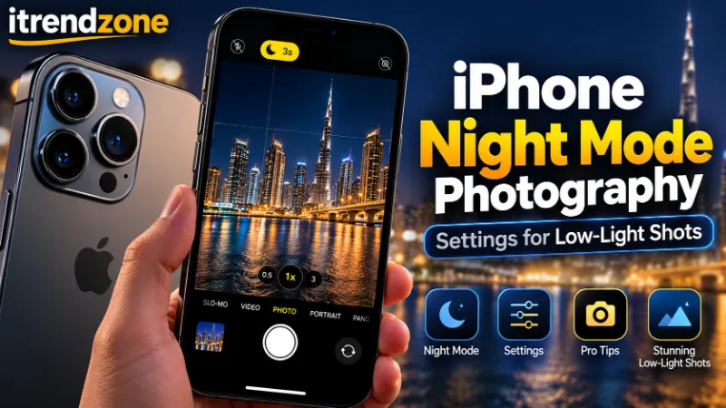iphone night mode photography